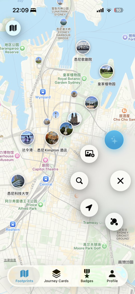 地图打卡